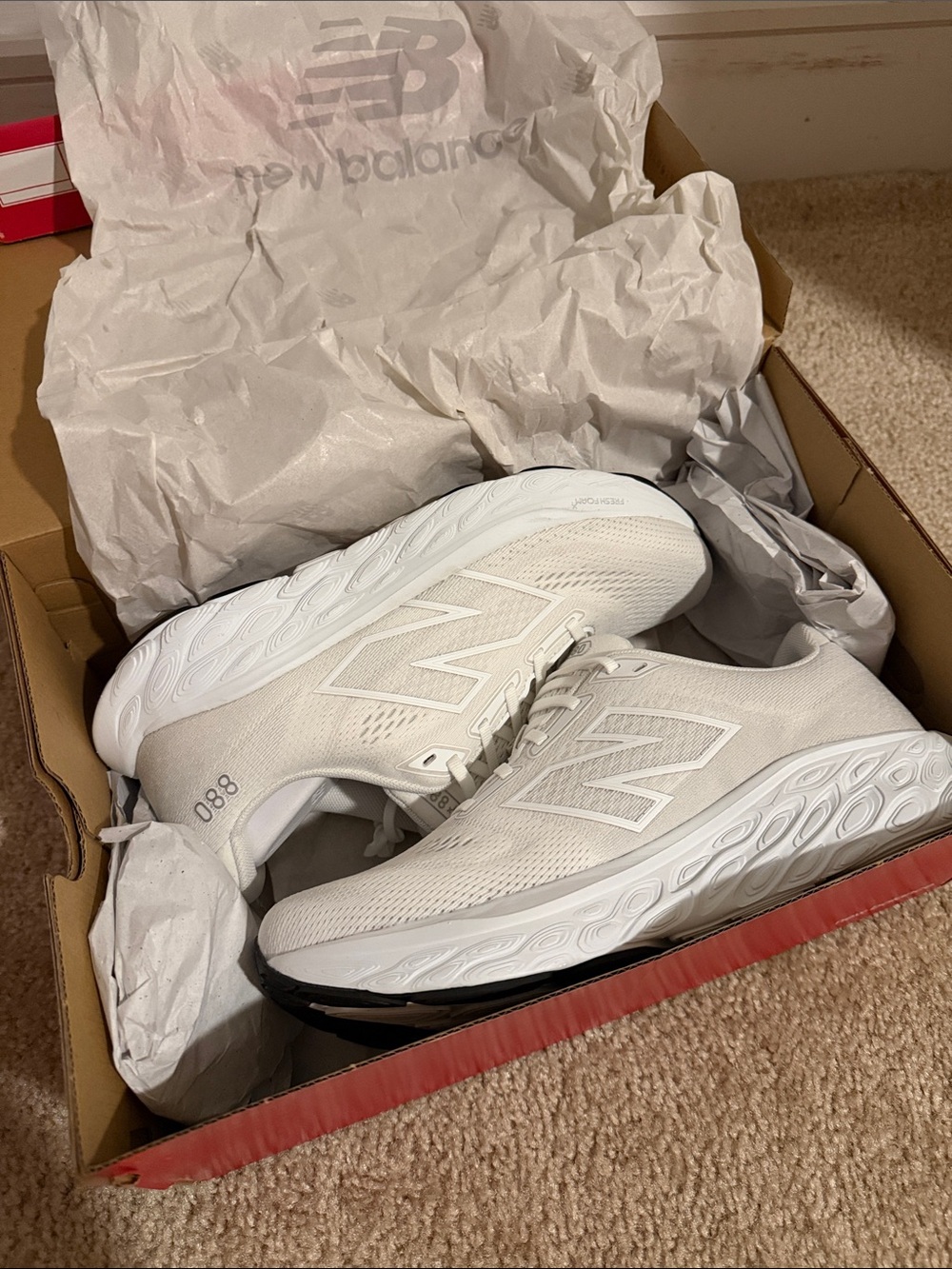 Women’s New Balance 880v14 All-White Running Sneakers